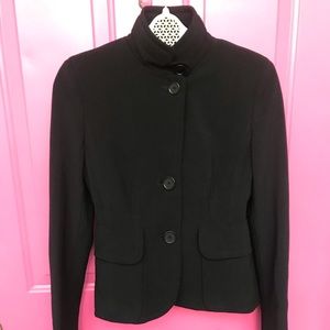 Akris Punto Black Wool Blazer Womens Small